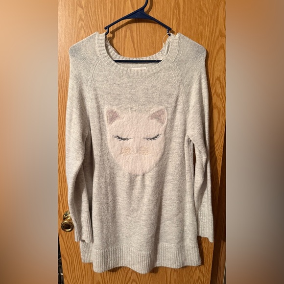 LC Lauren Conrad Cat Sweater - Picture 1 of 3
